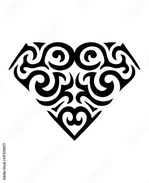 Obraz Diamond symbol tattoo