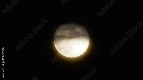 Obraz Cloudy Scary Moon