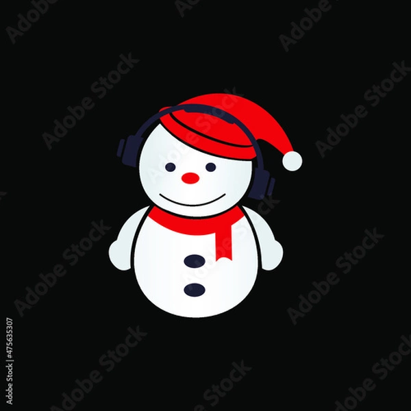 Obraz snowman logo