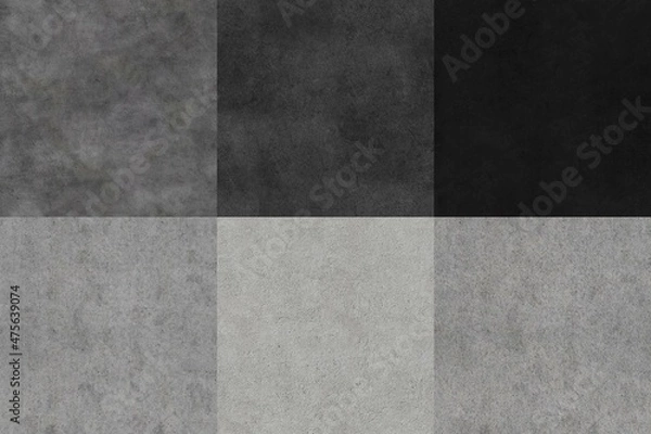 Fototapeta Pack of 6 High Quality Ground Seamless 4K Textures for editing, compositing, backdrops or material development.