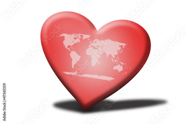 Obraz heart background