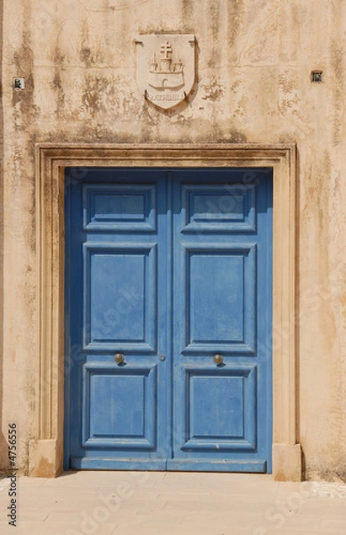 Fototapeta porte d'eglise en corse