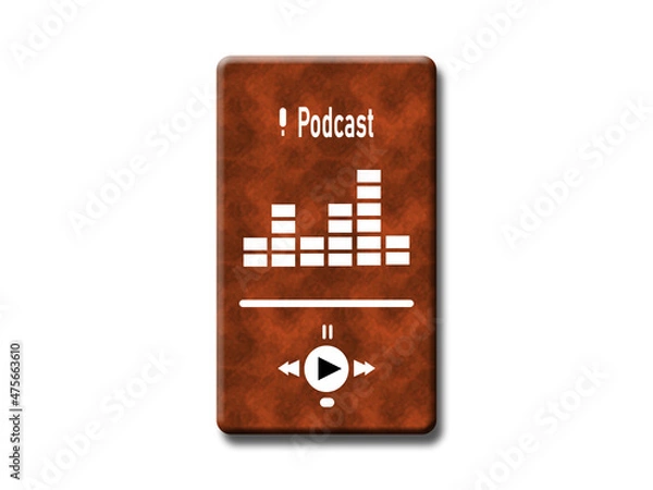 Obraz Smartphone podcast 