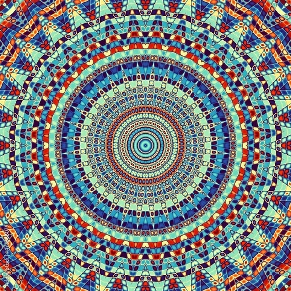 Fototapeta Round mandala ornament pattern