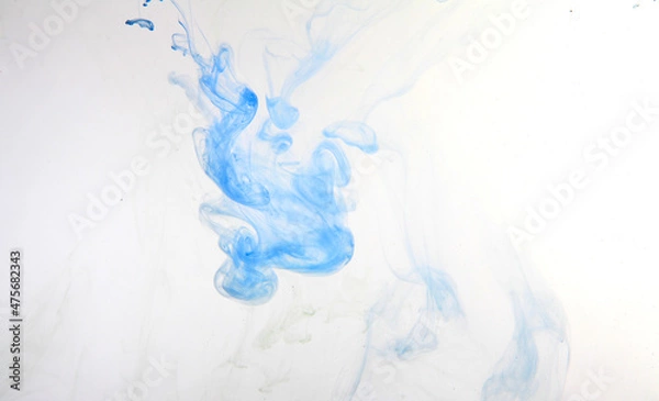 Fototapeta blue paint splashes