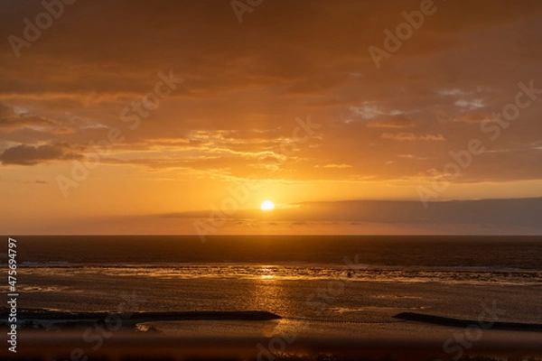 Fototapeta 朝焼けの様子