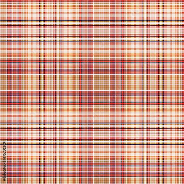 Fototapeta Plaid stripe multicolor digital paint background pattern wallpaper textile design.A new color. 2022 trend colors
