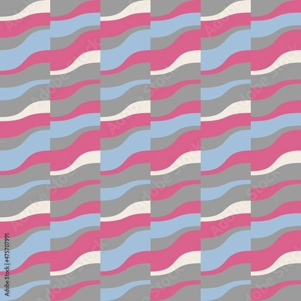 Fototapeta Simple abstract seamless pattern - accent for any surfaces.