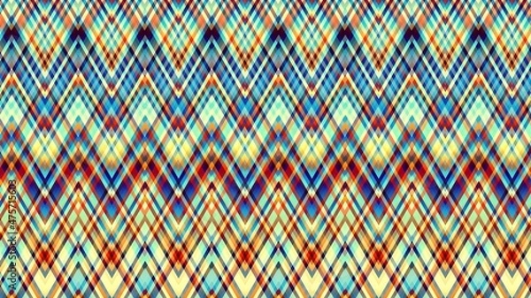 Fototapeta Digital fractal pattern. Abstract background.