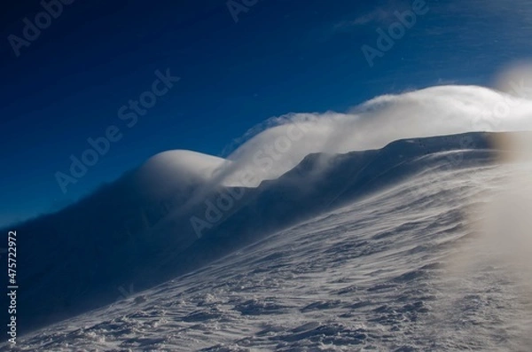 Obraz snow covered mountains