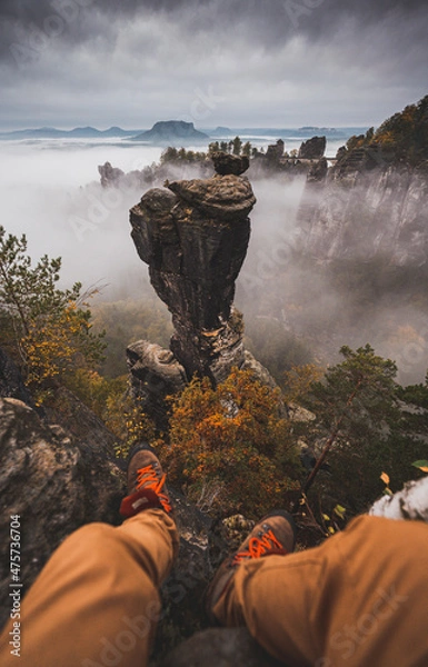 Obraz person on the beach