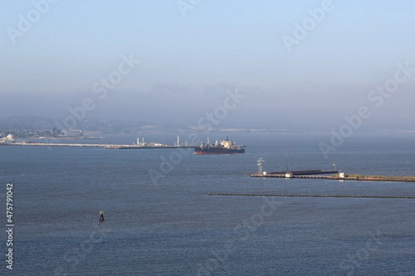 Obraz ship in the harbor