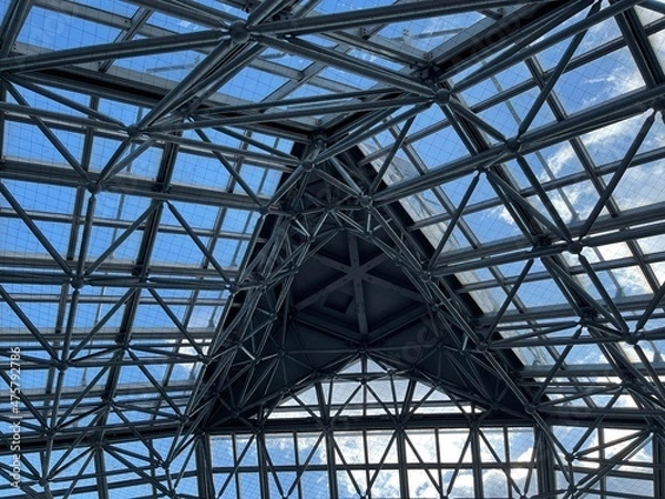 Obraz glass roof structure