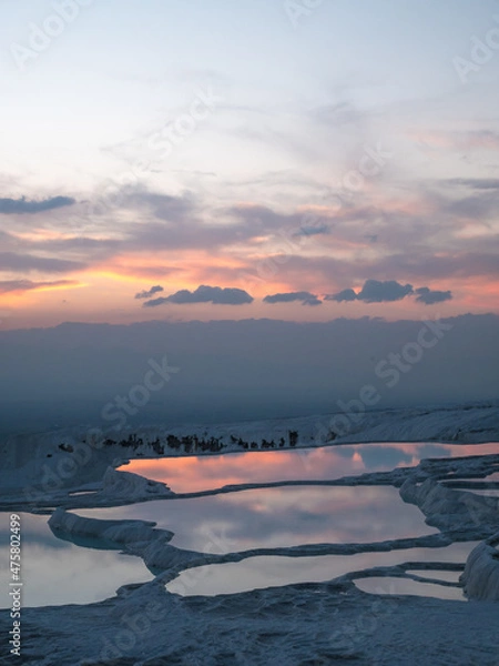 Fototapeta Pamukkale sunset
