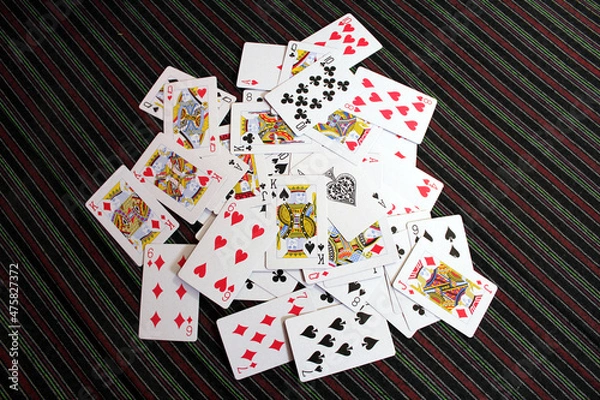 Fototapeta some playing cards