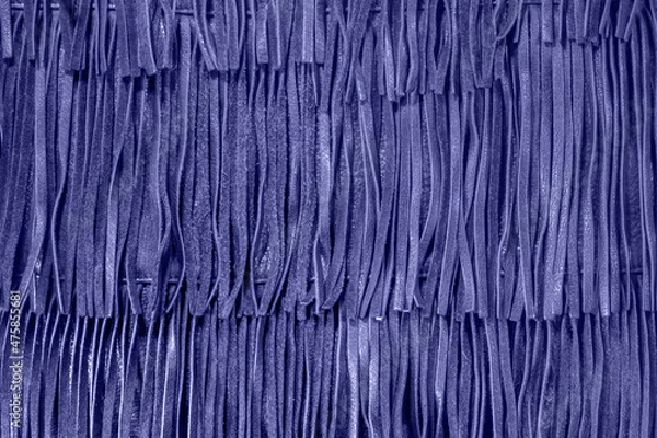Fototapeta color of the Year 2022. Genuine leather fringe texture. Trendy gradient colors palette.