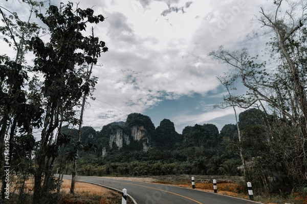 Obraz road in the mountains