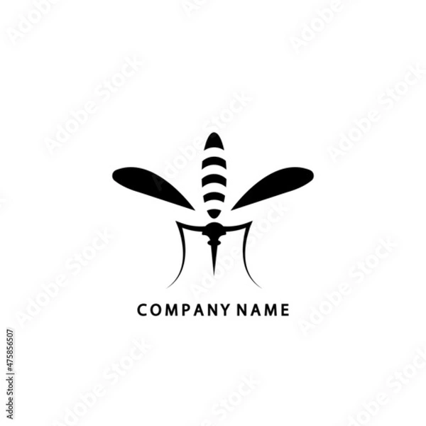 Obraz mosquito logo vector template