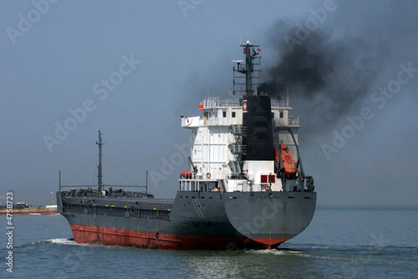 Obraz Statek towarowy