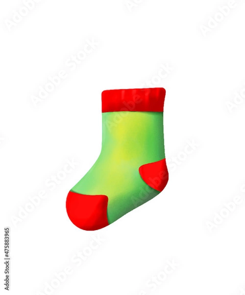 Obraz playfull sock illustrations with colour full vector designs
