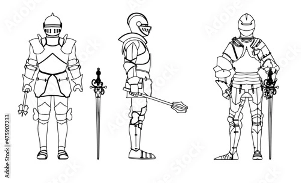 Obraz Medieval knight.