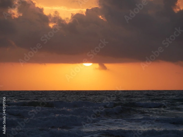 Obraz sunset over the sea