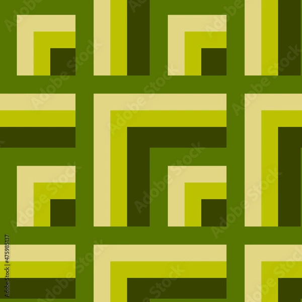 Obraz Seamless pattern - needlework - patchwork or patchwork. Design element
