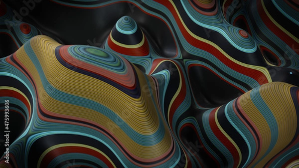 Fototapeta Abstract background - 3D Illustration