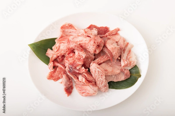 Fototapeta 国産黒毛和牛　牛すじ肉