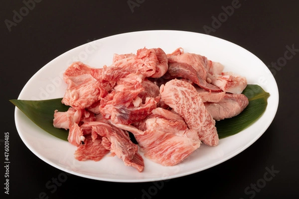 Fototapeta 国産黒毛和牛　牛すじ肉