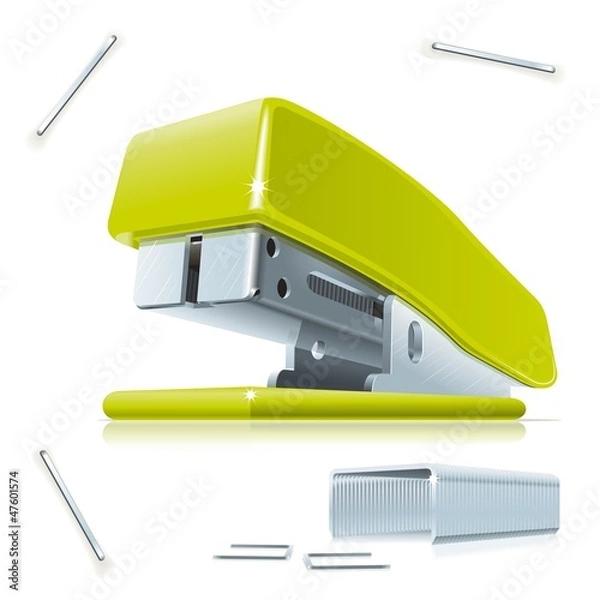 Fototapeta Stapler and staples