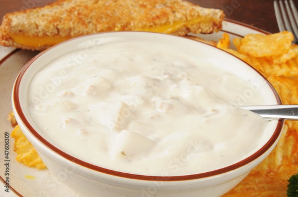 Fototapeta Clam chowder