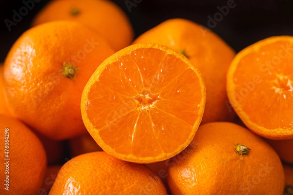 Fototapeta 冬の味覚　温州みかん