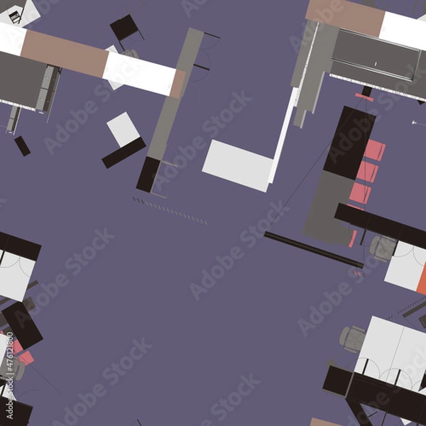 Fototapeta Architectura Seamless  Pattern