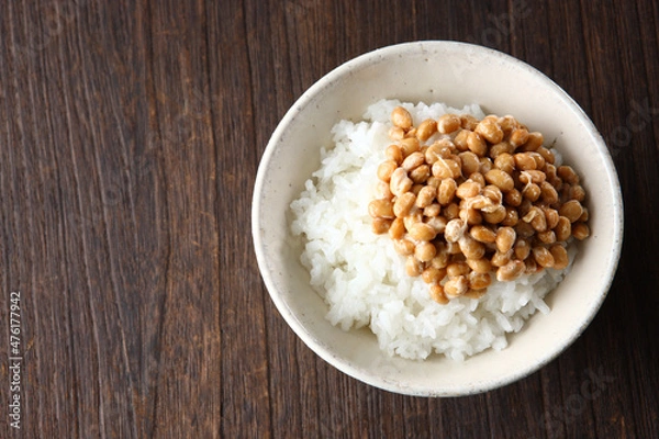 Fototapeta 納豆ご飯