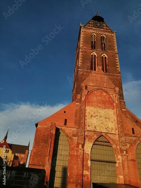 Obraz church in the evening