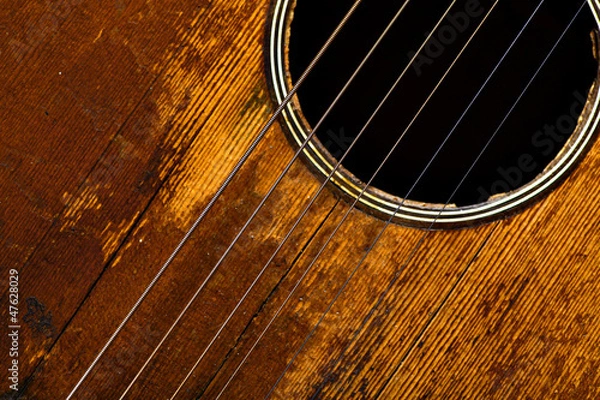 Fototapeta Vintage gitara