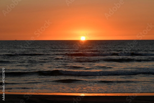 Fototapeta Mazatlán en los atardeceres de México en el océano pacífico