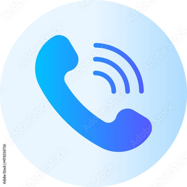 Obraz phone call gradient icon