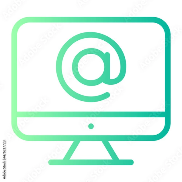 Fototapeta website gradient icon