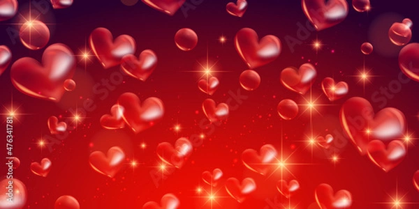 Fototapeta Heart background