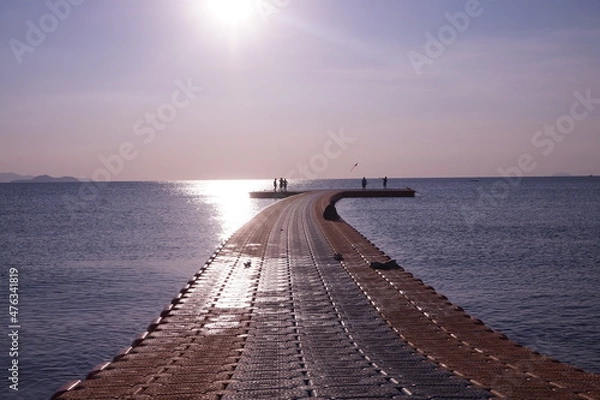 Obraz The path to sunrise/sunset