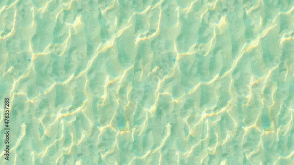 Obraz 海　浅瀬の海面　テクスチャ　壁紙素材