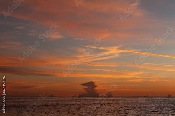 Obraz colorful sky after sunset