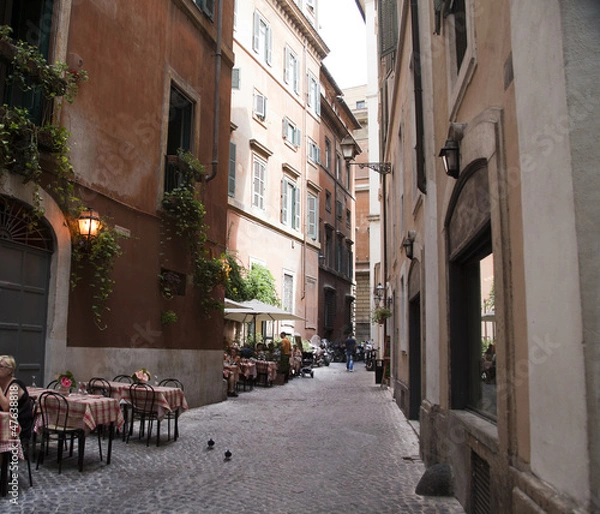 Obraz Vicolo caratteristico di Roma centro