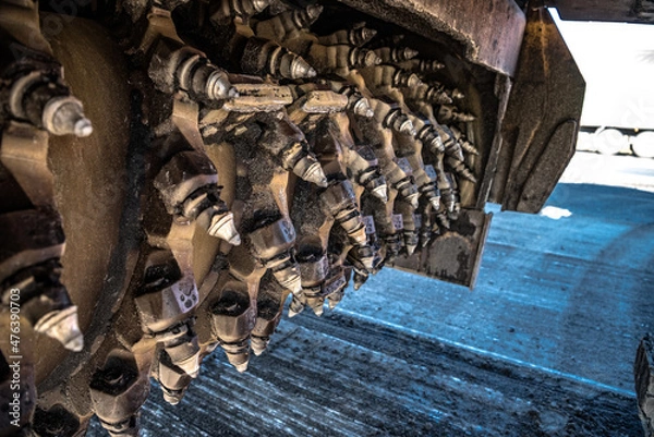 Obraz Asphalt milling cutter