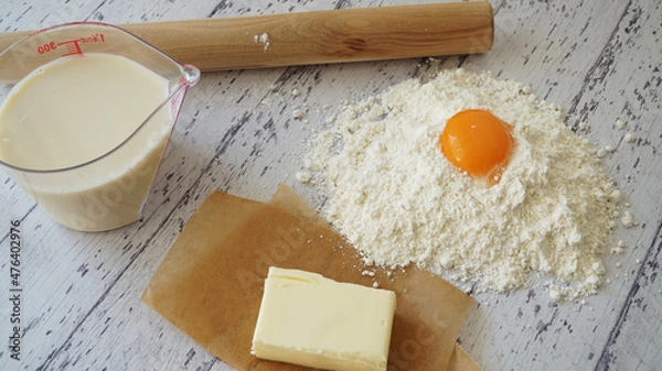 Obraz お菓子作りの材料