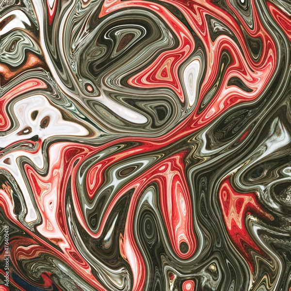 Obraz Abstract Christmas Tree Colours Liquid Swirl Marble Marmer Background Pattern