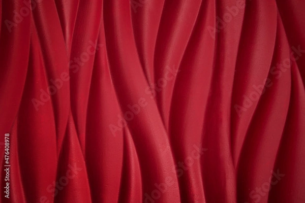 Fototapeta Red Background, realistic texture, artistic lighting. Barillef.
