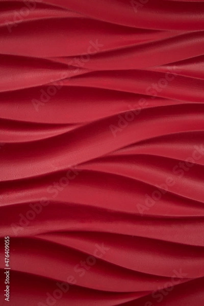 Fototapeta Red Background, realistic texture, artistic lighting. Barillef.